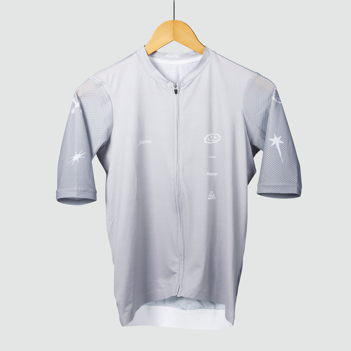 HAPPY Silver Short Sleeve Jersey - Male
