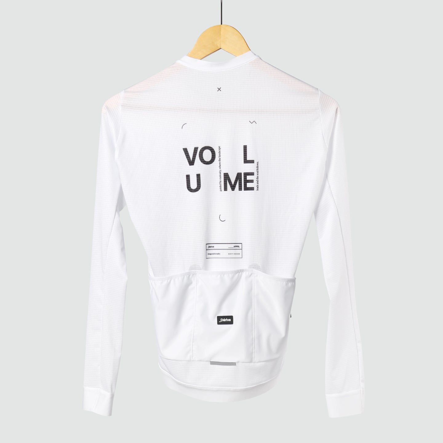 VOLUME White Long Sleeve Jersey - Male