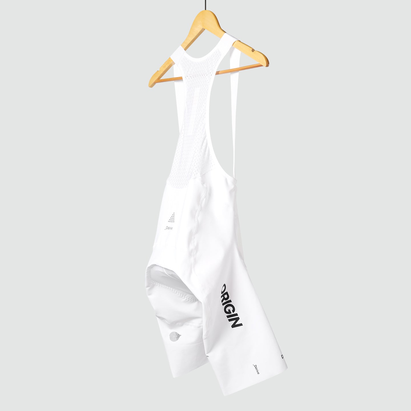 ORIGIN White Bib Shorts - Male