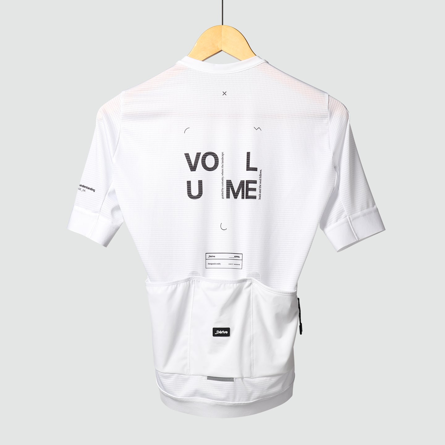VOLUME White Short Sleeve Jersey - Male